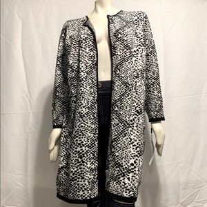 Calvin Klein Split Neck Long Cardigan